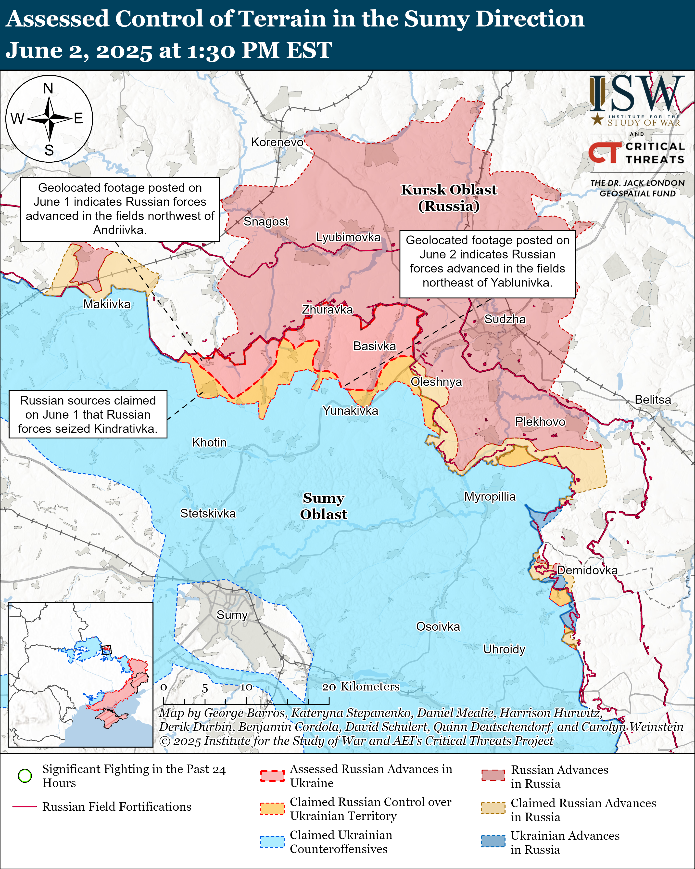 Росіяни наближаються до Сум, але захопити місто не зможуть, - ISW